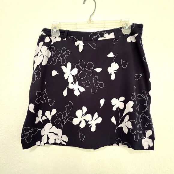 Tehama Nancy Haley Women Sz 10 Golf Skort Floral Tenniscore Athletic Athleisure - Picture 1 of 8